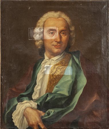 Scuola veneta sec.XVIII "Nobiluomo in abito 