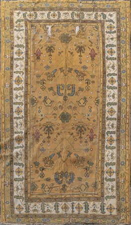 Tappeto a fondo giallo<br>cm.400x200