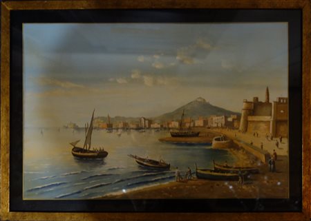 "Veduta di Napoli" gouaches<br>cm. 44x30