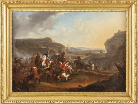 Scuola fiammniga sec.XVIII "Battaglia" 