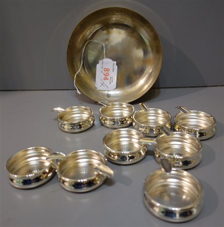 Coppetta in argento con portaceneri<br>gr.400