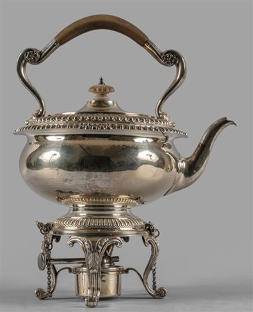 Samovar in argento, Londra 1919<br>gr.1750