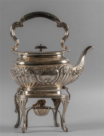 Samovar in argento, Sheffield 1898, argentiere 
