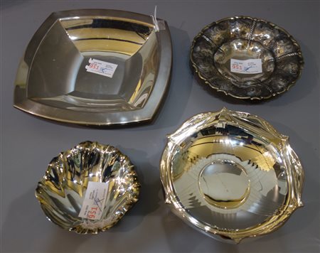 Varie coppette in argento<br>gr.800