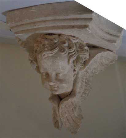 G.Lombardi, modello in gesso, f.to<br>h.cm.19