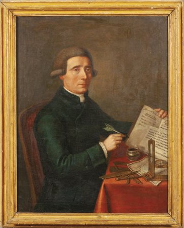 Scuola genovese sec.XVIII "Ritratto di 