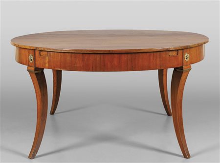 Tavolo da pranzo Direttorio lastronato in 