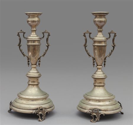 Coppia di candelieri Luigi Filippo , 