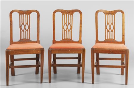 Tre sedie direttorio, Toscana sec.XIX