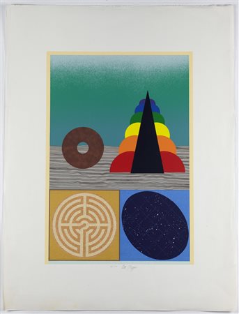 DEL PEZZO LUCIO (n. 1933) - Senza titolo.