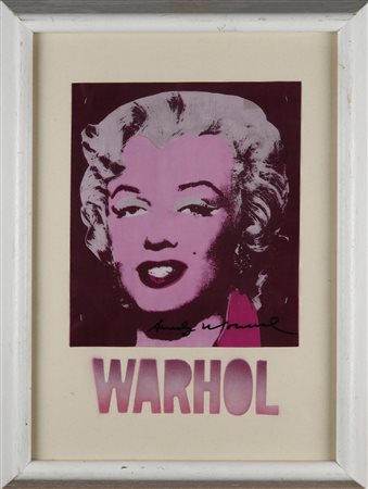 WARHOL ANDY (1928 - 1987) - (Attribuitto a.) Marilyn.