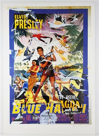 ROTELLA MIMMO (1918 - 2006) - Blue Hawaii.