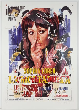 ROTELLA MIMMO (1918 - 2006) - La mortadella.