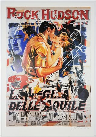 ROTELLA MIMMO (1918 - 2006) - La veglia delle aquile.