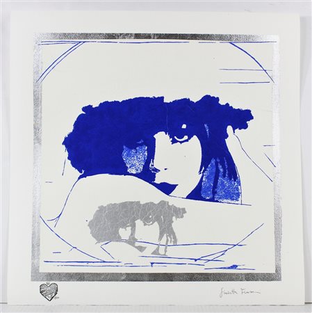 FIORONI GIOSETTA (n. 1932) - Doppio liberty blu.