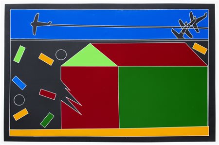 ANGELI FRANCO (1935 - 1988) - Senza titolo.