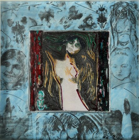 PSAIER  PIETRO (1939 - 2004) - Madonna after Eduard Much.