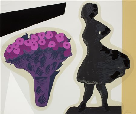 POZZATI CONCETTO (n. 1935) - Senza titolo.