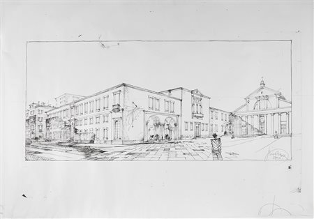 PORTALUPPI PIERO (1888 - 1967) - Lotto composto da n.12 fogli.