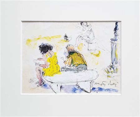 PIACESI WALTER (n. 1929) - Giardino pubblico.