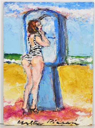 PIACESI WALTER (n. 1929) - Telefono all'aperto.