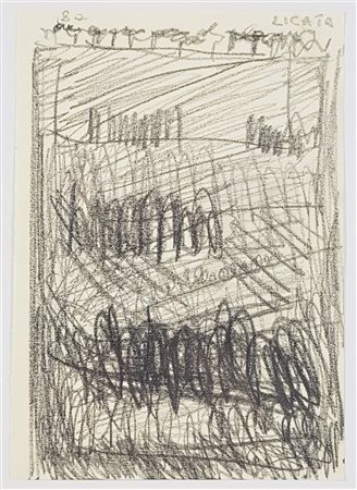 LICATA RICCARDO (1929 - 2014) - Senza titolo.