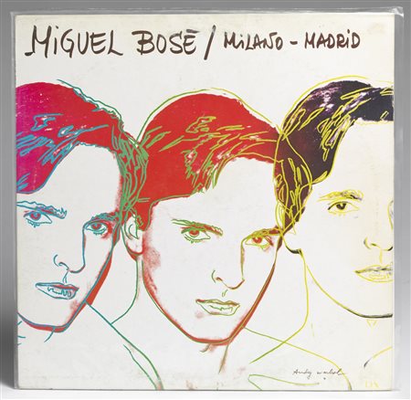 WARHOL ANDY (1928 - 1987) - Miguel Bose. Milano - Madrid.