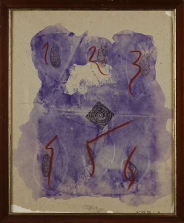  AUTORE NON IDENTIFICATO - Lotto composto da n.2 opere. Senza titolo.