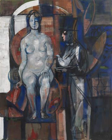 SOPELSA LUCIANO (n. 1921) - Dama e Cavaliere.