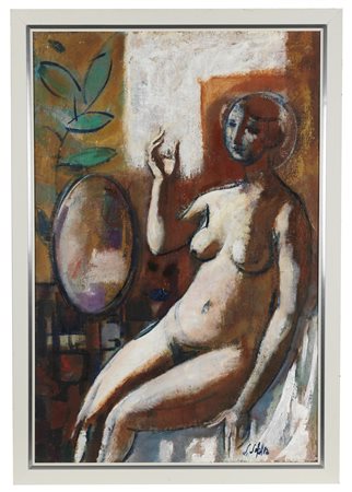 SOPELSA LUCIANO (n. 1921) - Donna allo specchio.