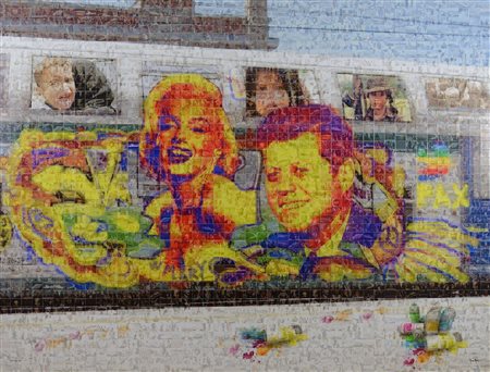 MURGIA MARIA (n. 1935) - Omaggio a Marilyn Monroe e John F. Kennedy.