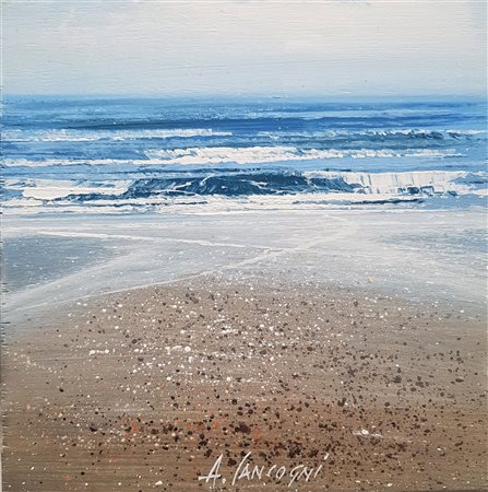 CANCOGNI AGOSTINO (n. 1950) - Spiaggia.