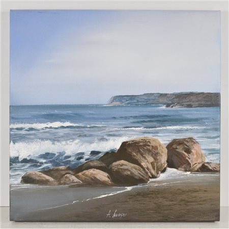 CANCOGNI AGOSTINO (n. 1950) - Lo scoglio.