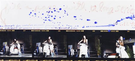 Peter Beard SENZA TITOLO (VESPA) stampa cromogenica vintage applicata su...