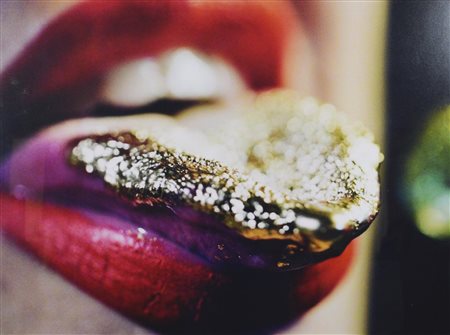 Marilyn Minter GOLD TIP stampa c-print, cm 45,5x61; es. 5/10 sul retro: firma...