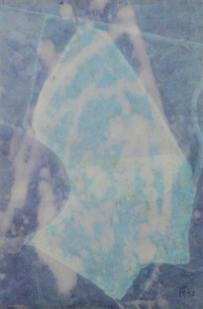 Henri Ernst Pfeiffer SENZA TITOLO gouache su cartone, cm 42x28 sigla e data...