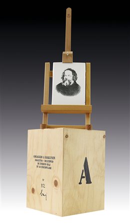 BAJ ENRICO Milano (Milano) 1924 Multiplo 14 di 40 es. Omaggio a Bakunin 1996...