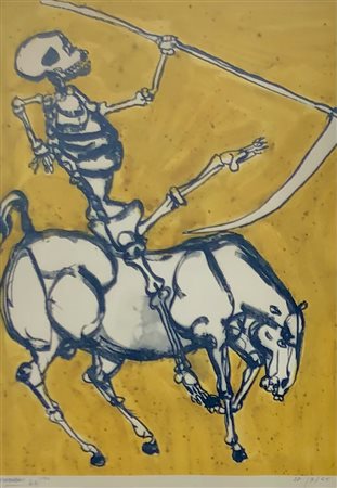 FABBRI AGENORE Quarrata (Milano) 1911 Senza Titolo Litografia 47 di 150...