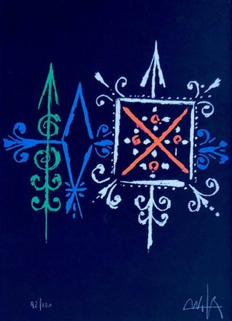 LAM WIFREDO Sagua la Grande (Cuba) 1902 Senza Titolo 1979 Serigrafia su...