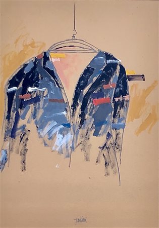 TADINI EMILIO Milano (Milano) 1927 Senza Titolo Tecnica mista su carta...