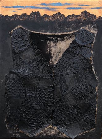 MERLINO SILVIO Napoli (Napoli) 1952 Essere di passi 1992 Tecnica mista su...