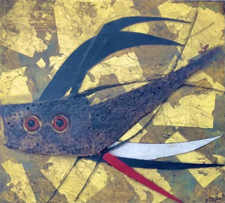 CRIPPA ROBERTO Monza (Milano) 1921 Oiseau 1969 Tecnica mista su tavola...