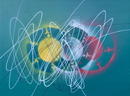 CRIPPA ROBERTO Monza (Milano) 1921 Spirali 1969 Olio su cartoncino...