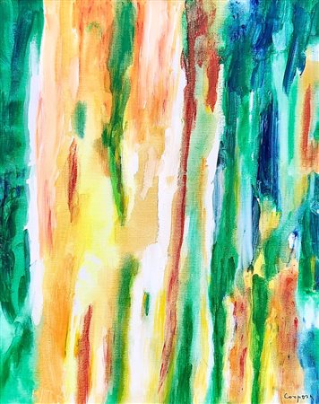 CORPORA ANTONIO Tunisi (Tunisi) 1909 Un pomeriggio in Africa 1998 Acrilico su...