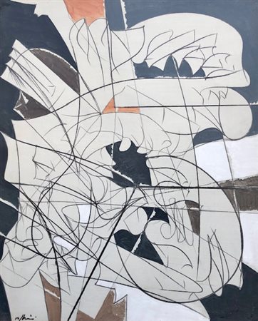 VOLPINI RENATO Napoli (Na) 1934 RVP31 1960 Olio su tela 70,00x60,00...