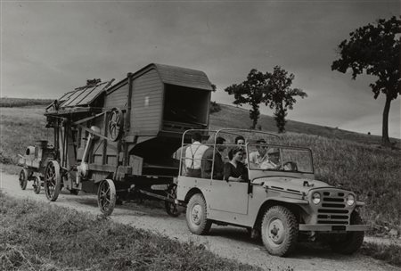 Riccardo Moncalvo (1915-2008)  - Il lavoro nei campi, Langhe, years 1940