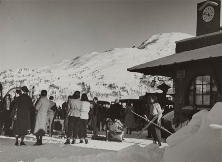 Riccardo Moncalvo (1915-2008)  - Sestriere, years 1940