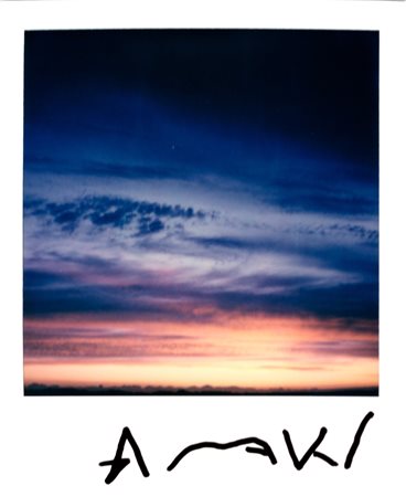 Nobuyoshi Araki (1940)  - Dark blue and orange sky, years 2000