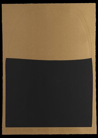 BURRI ALBERTO (1915 - 1995) - Senza titolo.