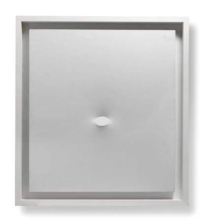 SIMETI TURI (n. 1929) - Un ovale bianco.